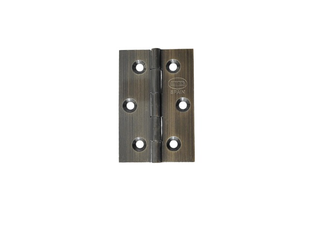Zawias splatany 60x40mm do drzwiczek bezprzylgowych patyna