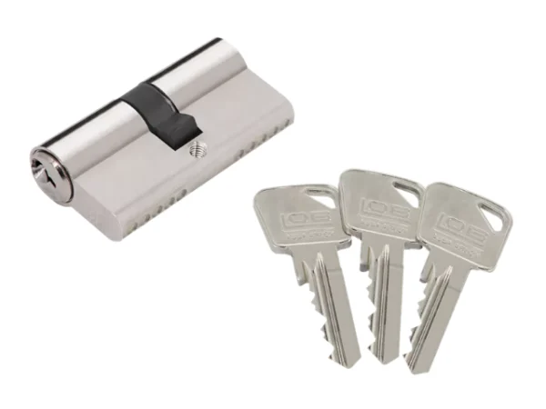 Wkład zamka 50/50 ARES LOB/ASSA-ABLOY nikiel 3 klucze - obrazek 2