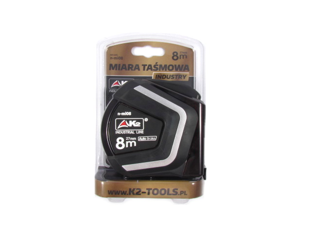 Miara zwijana 8m INDUSTRY K2-TOOLS