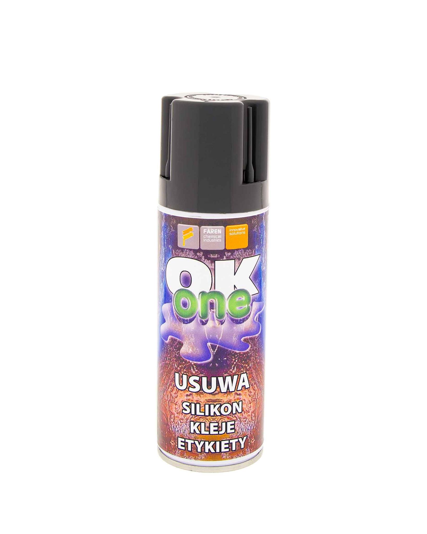 OK ONE Preparat wspomagający usuwanie silikonów, klejów, żywicy 200ml