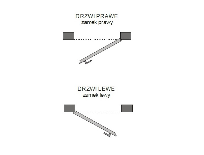 Zaczep do furtki pod elektrozaczep wysoki lewy - obrazek 3